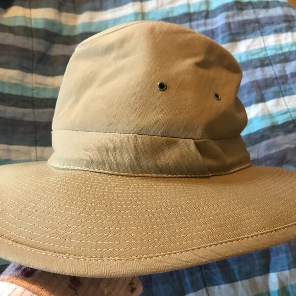 vintage 1987 Town & Bush Banana Republic made in France cotton safari hat size S